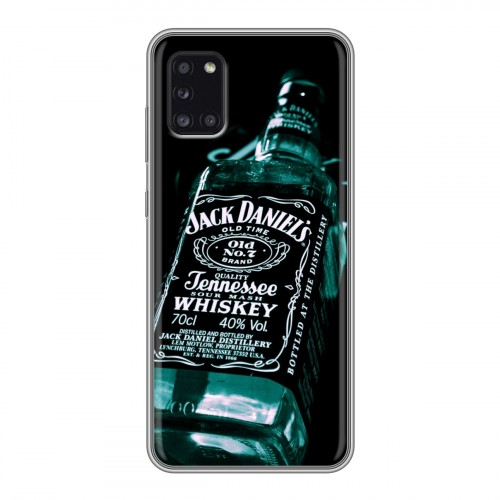 Дизайнерский силиконовый чехол для Samsung Galaxy A31 Jack Daniels