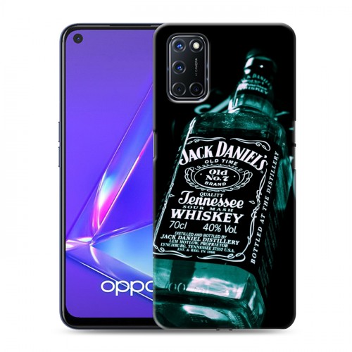 Дизайнерский пластиковый чехол для OPPO A52 Jack Daniels