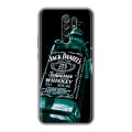 Дизайнерский силиконовый чехол для Xiaomi RedMi 9 Jack Daniels