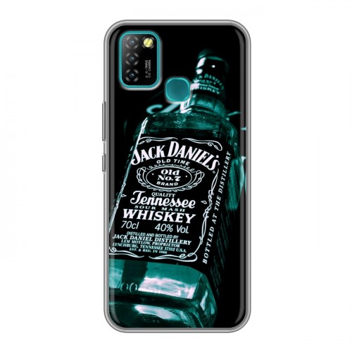 Дизайнерский пластиковый чехол для Infinix Hot 10 Lite Jack Daniels