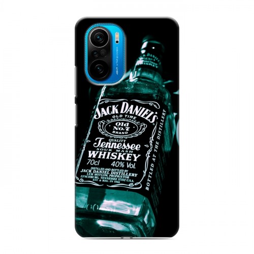 Дизайнерский силиконовый чехол для Xiaomi Poco F3 Jack Daniels