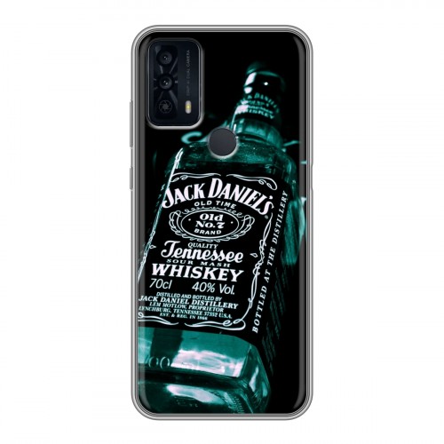 Дизайнерский силиконовый чехол для TCL 20B Jack Daniels