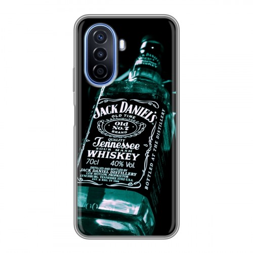 Дизайнерский силиконовый чехол для Huawei Nova Y70 Jack Daniels