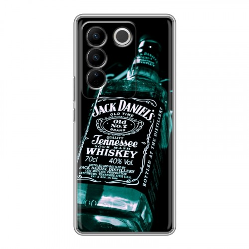 Дизайнерский силиконовый чехол для Vivo V27 Jack Daniels