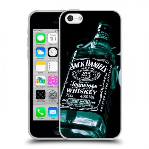 Дизайнерский пластиковый чехол для Iphone 5c Jack Daniels