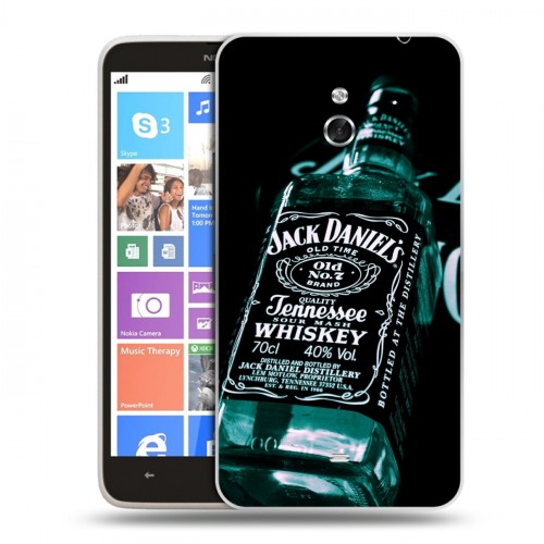 Дизайнерский пластиковый чехол для Nokia Lumia 1320 Jack Daniels