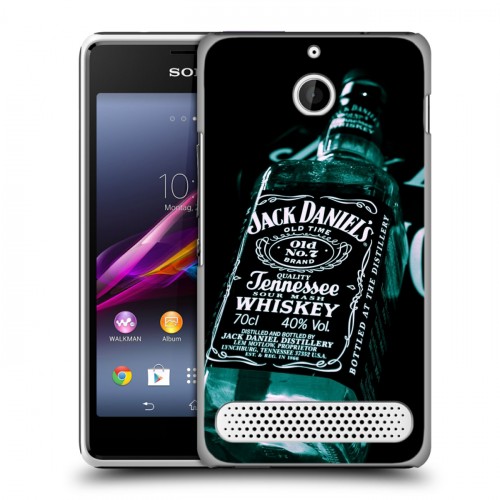 Дизайнерский силиконовый чехол для Sony Xperia E1 Jack Daniels