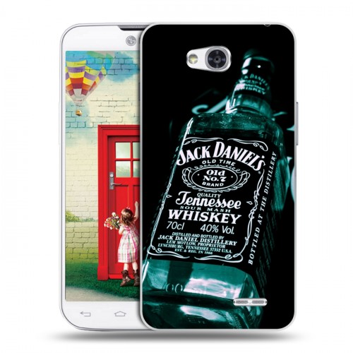 Дизайнерский пластиковый чехол для LG L80 Jack Daniels