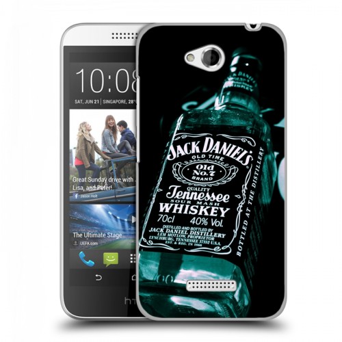 Дизайнерский пластиковый чехол для HTC Desire 616 Jack Daniels