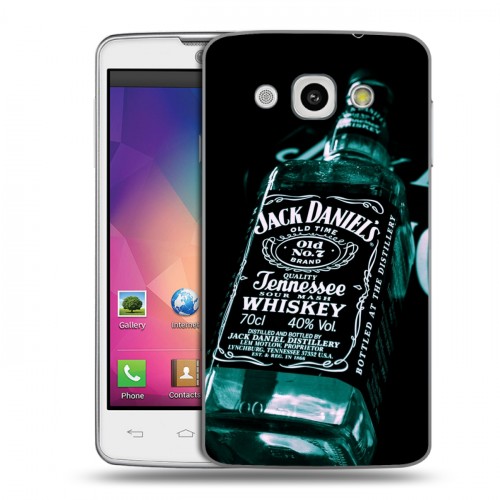 Дизайнерский пластиковый чехол для LG L60 Jack Daniels