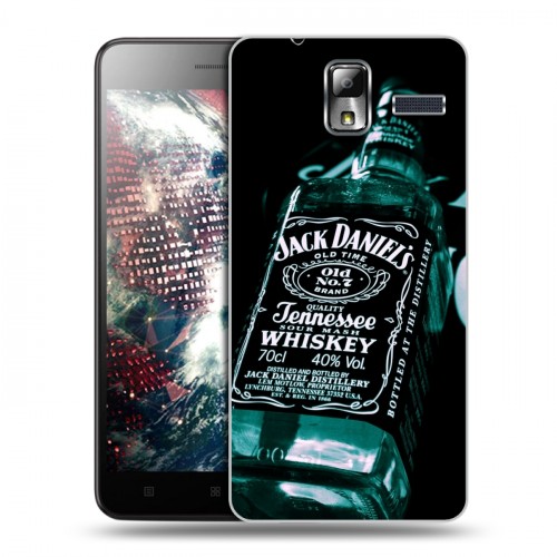 Дизайнерский силиконовый чехол для Lenovo S580 Ideaphone Jack Daniels