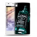 Дизайнерский пластиковый чехол для Prestigio Grace Jack Daniels