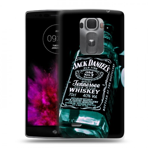 Дизайнерский пластиковый чехол для LG G Flex 2 Jack Daniels