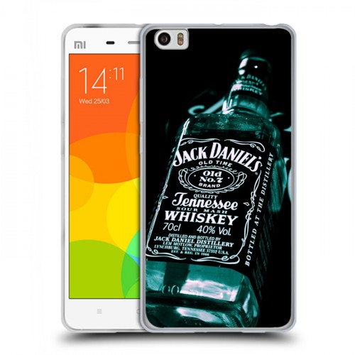 Дизайнерский силиконовый чехол для Xiaomi Mi Note Jack Daniels