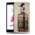 Дизайнерский пластиковый чехол для LG G4 Stylus Jack Daniels