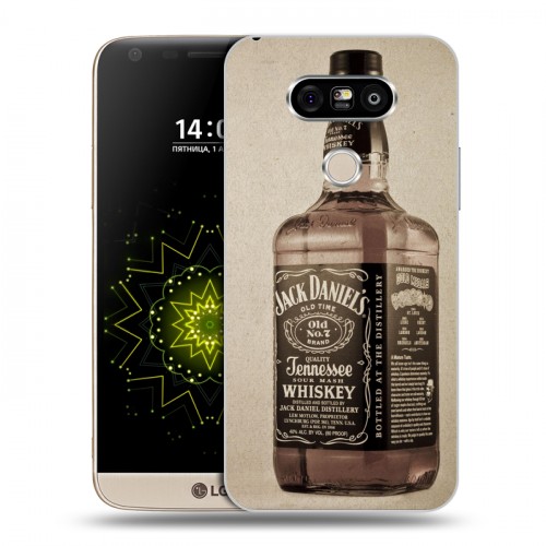 Дизайнерский пластиковый чехол для LG G5 Jack Daniels