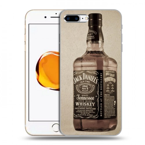 Дизайнерский пластиковый чехол для Iphone 7 Plus / 8 Plus Jack Daniels