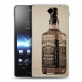 Дизайнерский пластиковый чехол для Sony Xperia TX Jack Daniels