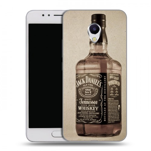 Дизайнерский силиконовый чехол для Meizu M5s Jack Daniels