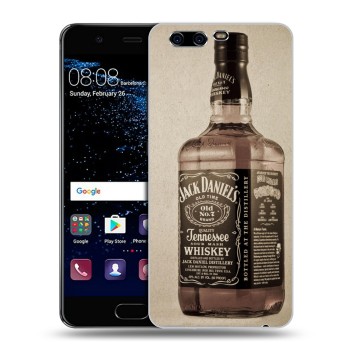 Дизайнерский силиконовый чехол для Huawei P10 Plus Jack Daniels (на заказ)