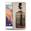 Дизайнерский пластиковый чехол для HTC One X10 Jack Daniels