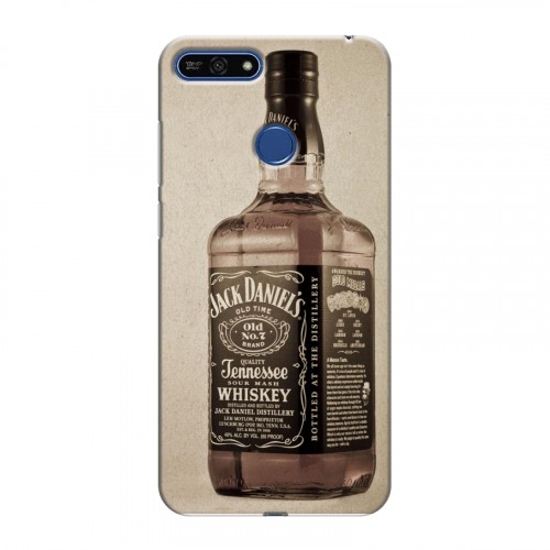 Дизайнерский силиконовый чехол для Huawei Honor 7A Pro Jack Daniels
