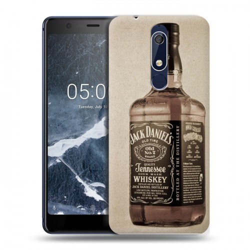 Дизайнерский пластиковый чехол для Nokia 5.1 Jack Daniels