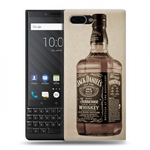 Дизайнерский пластиковый чехол для BlackBerry KEY2 Jack Daniels