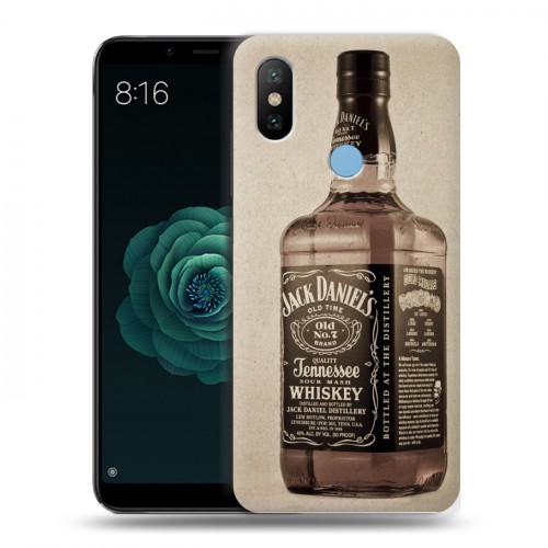 Дизайнерский силиконовый чехол для Xiaomi Mi A2 Jack Daniels