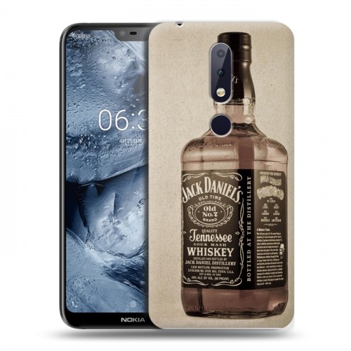 Дизайнерский пластиковый чехол для Nokia 6.1 Plus Jack Daniels