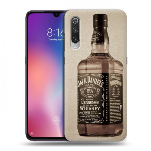 Дизайнерский силиконовый с усиленными углами чехол для Xiaomi Mi9 Jack Daniels