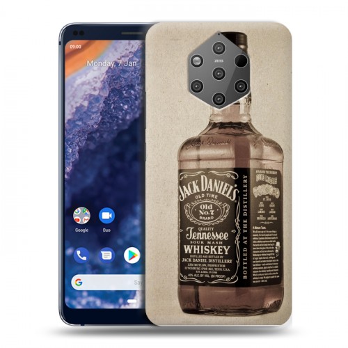 Дизайнерский силиконовый чехол для Nokia 9 PureView Jack Daniels