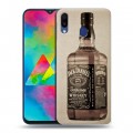 Дизайнерский пластиковый чехол для Samsung Galaxy M20 Jack Daniels