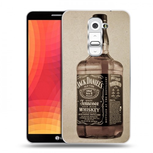 Дизайнерский пластиковый чехол для LG Optimus G2 Jack Daniels