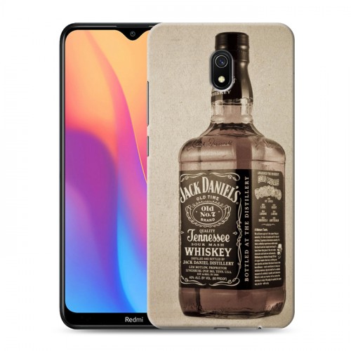 Дизайнерский силиконовый с усиленными углами чехол для Xiaomi RedMi 8A Jack Daniels