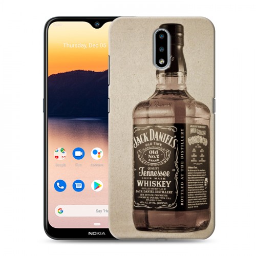 Дизайнерский пластиковый чехол для Nokia 2.3 Jack Daniels