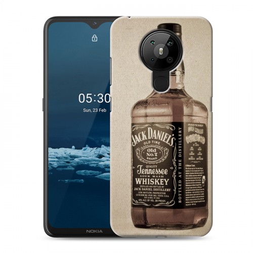 Дизайнерский пластиковый чехол для Nokia 5.3 Jack Daniels