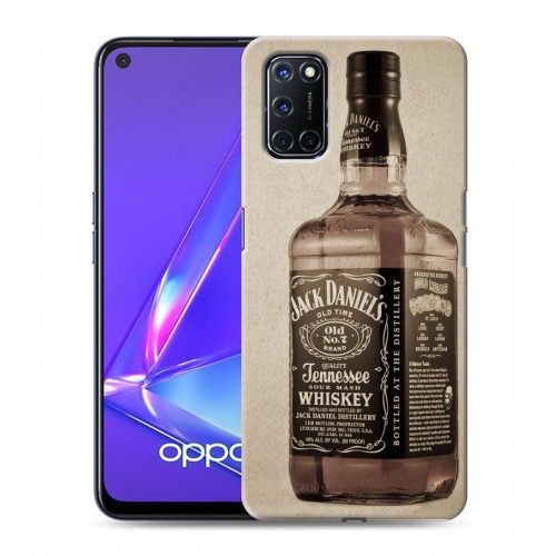 Дизайнерский пластиковый чехол для OPPO A52 Jack Daniels