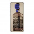 Дизайнерский силиконовый чехол для Motorola Moto G9 Play Jack Daniels