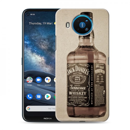 Дизайнерский силиконовый чехол для Nokia 8.3 Jack Daniels