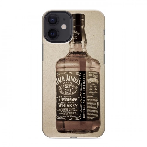 Дизайнерский пластиковый чехол для Iphone 12 Mini Jack Daniels