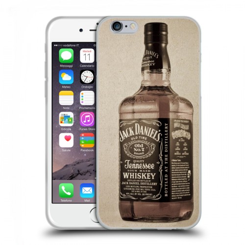 Дизайнерский пластиковый чехол для Iphone 6/6s Jack Daniels