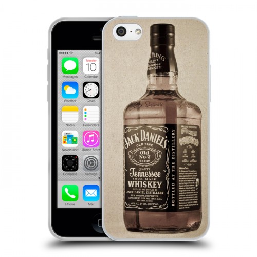 Дизайнерский пластиковый чехол для Iphone 5c Jack Daniels