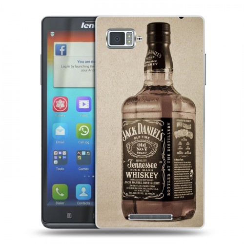 Дизайнерский пластиковый чехол для Lenovo Vibe Z Jack Daniels