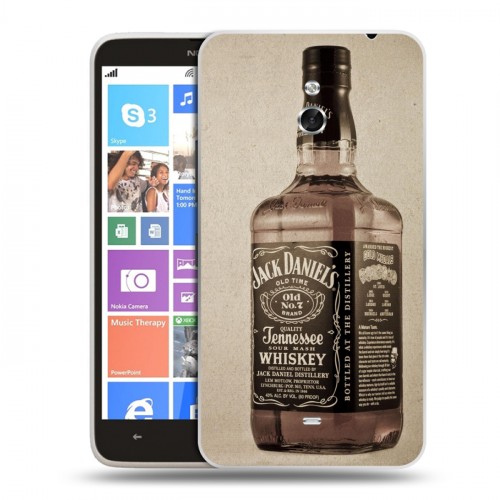 Дизайнерский пластиковый чехол для Nokia Lumia 1320 Jack Daniels