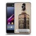 Дизайнерский силиконовый чехол для Sony Xperia E1 Jack Daniels