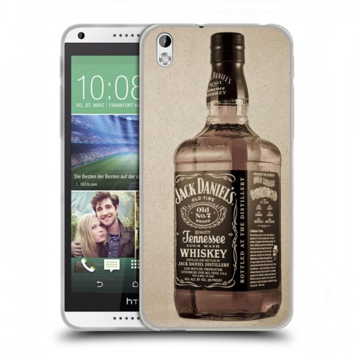 Дизайнерский пластиковый чехол для HTC Desire 816 Jack Daniels