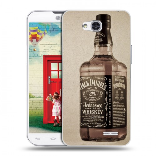 Дизайнерский пластиковый чехол для LG L80 Jack Daniels