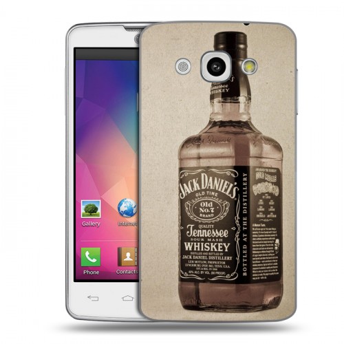 Дизайнерский пластиковый чехол для LG L60 Jack Daniels