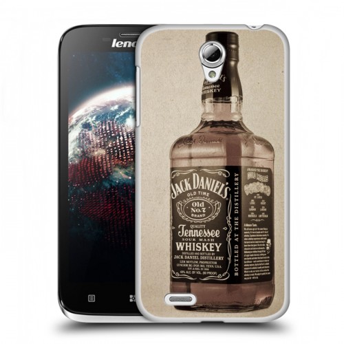 Дизайнерский пластиковый чехол для Lenovo A859 Ideaphone Jack Daniels